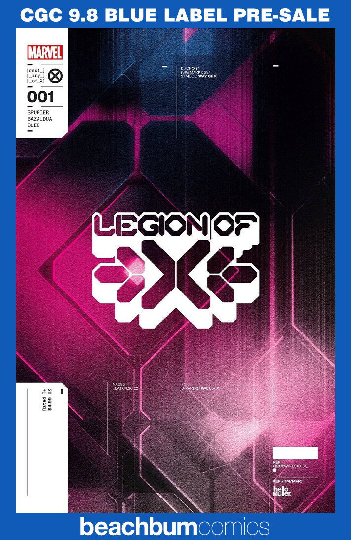 Legion of X #1 Muller 1:10 Retailer Incentive Variant CGC 9.8
