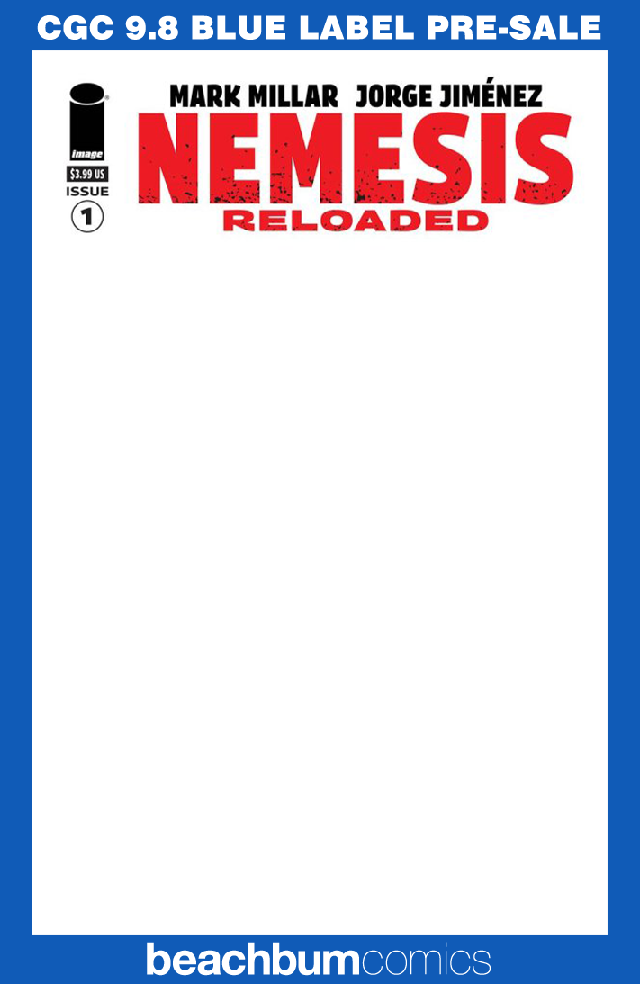 Nemesis Reloaded #1 Cover F - Blank Sketch CGC 9.8