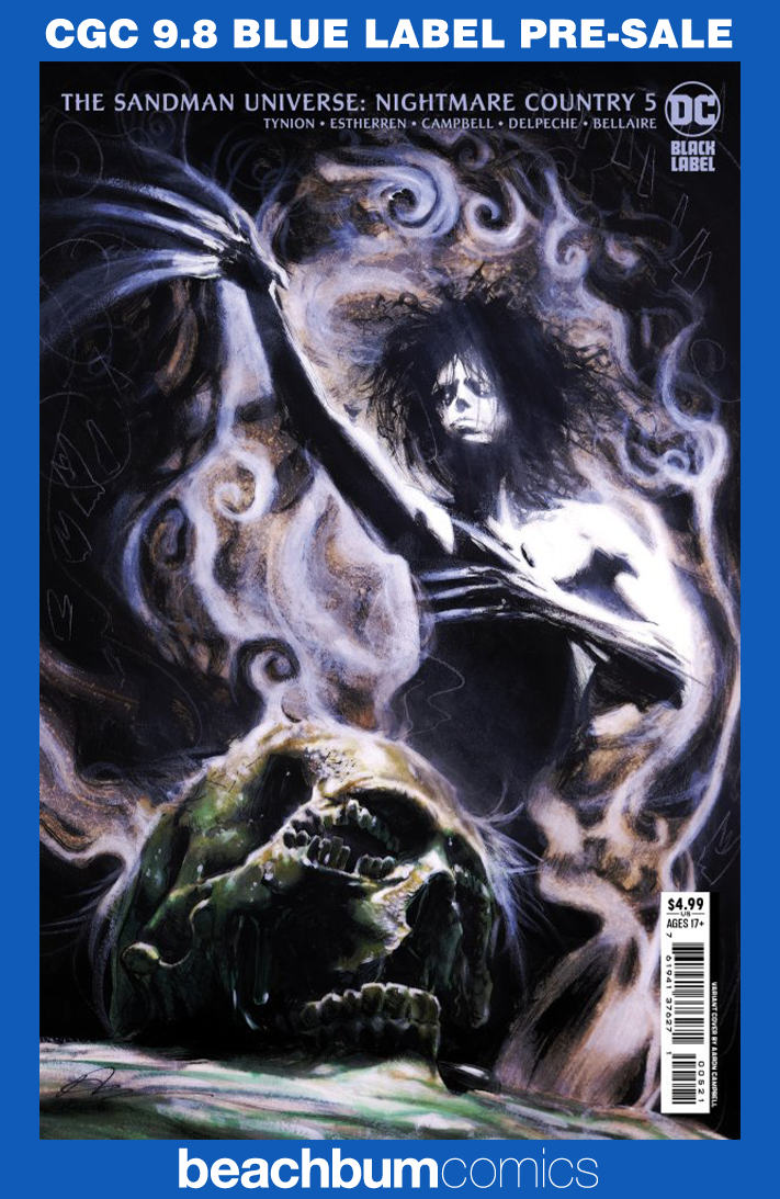 Sandman Universe: Nightmare Country #5 Variant DC Black Label CGC 9.8