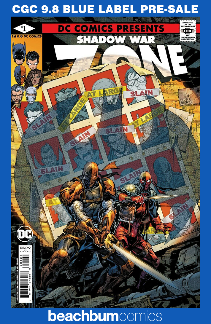 Shadow War Zone #1 Homage Variant CGC 9.8