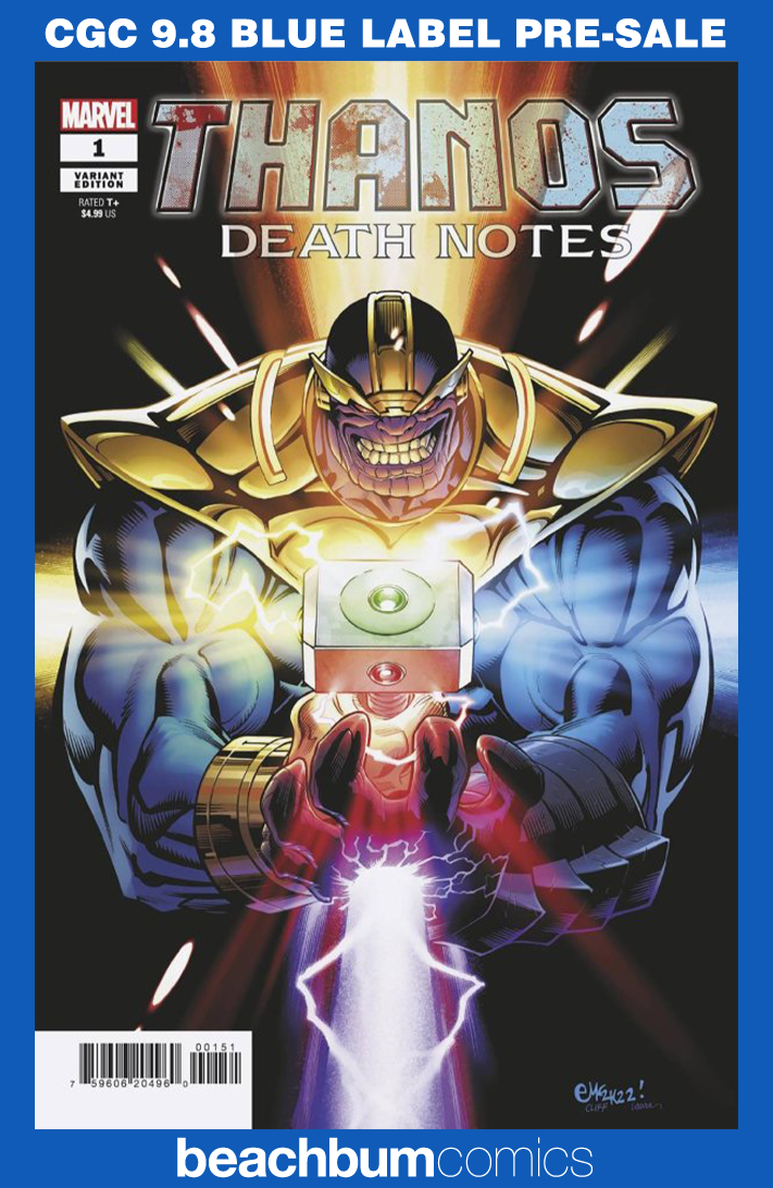 Thanos: Death Notes #1 McGuinness 1:50 Retailer Incentive Variant CGC 9.8