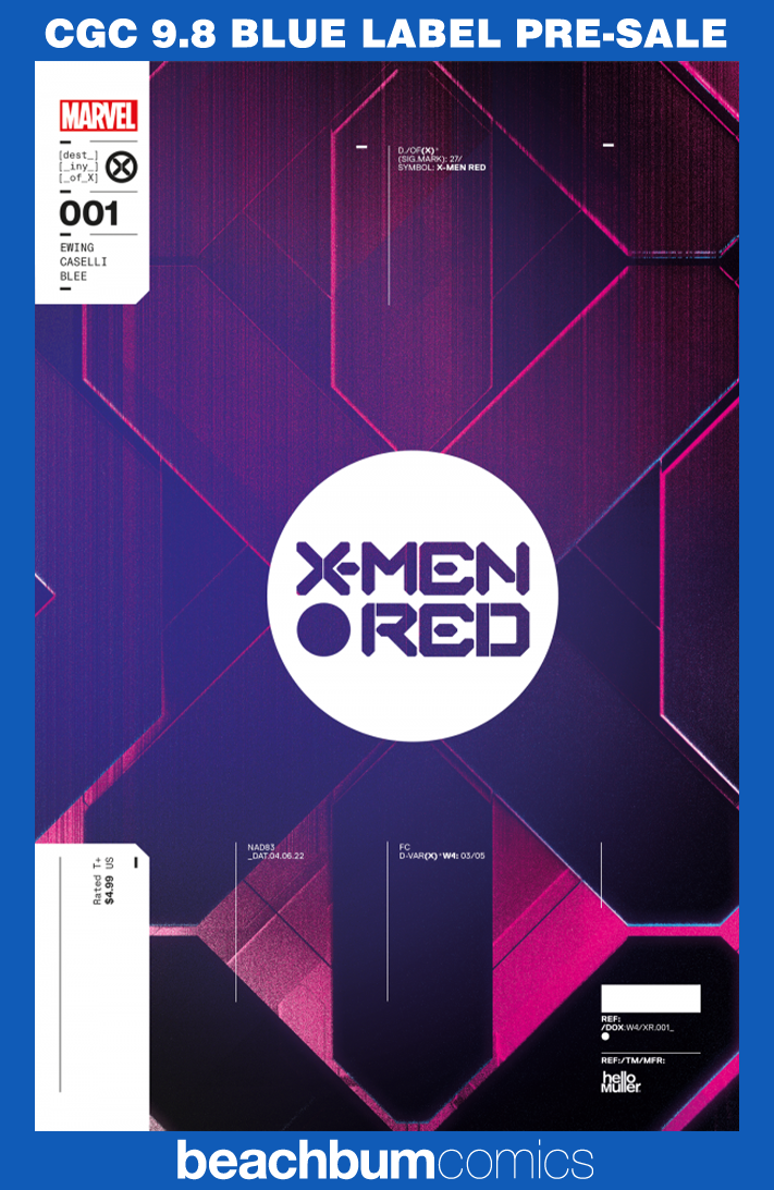X-Men Red #1 Muller 1:10 Retailer Incentive Variant CGC 9.8
