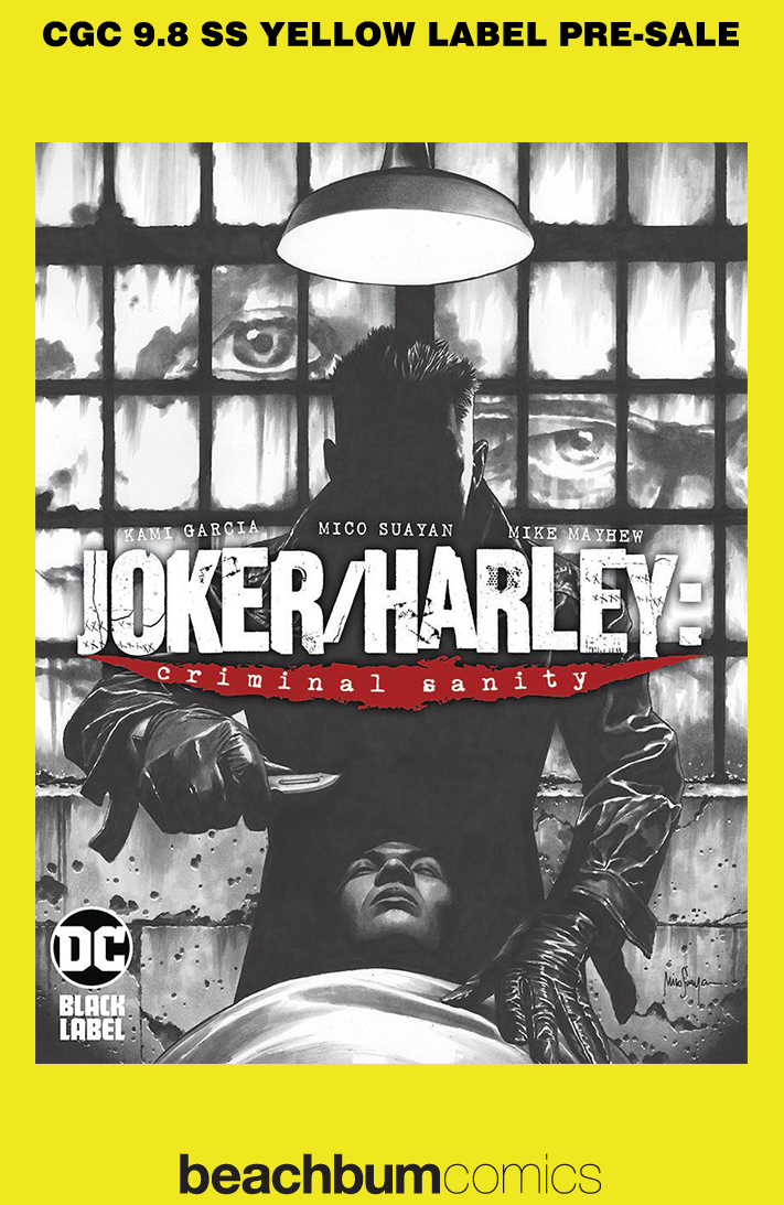 Joker/Harley: Criminal Sanity #1 Suayan Variant Cover DC Black Label CGC 9.8 SS