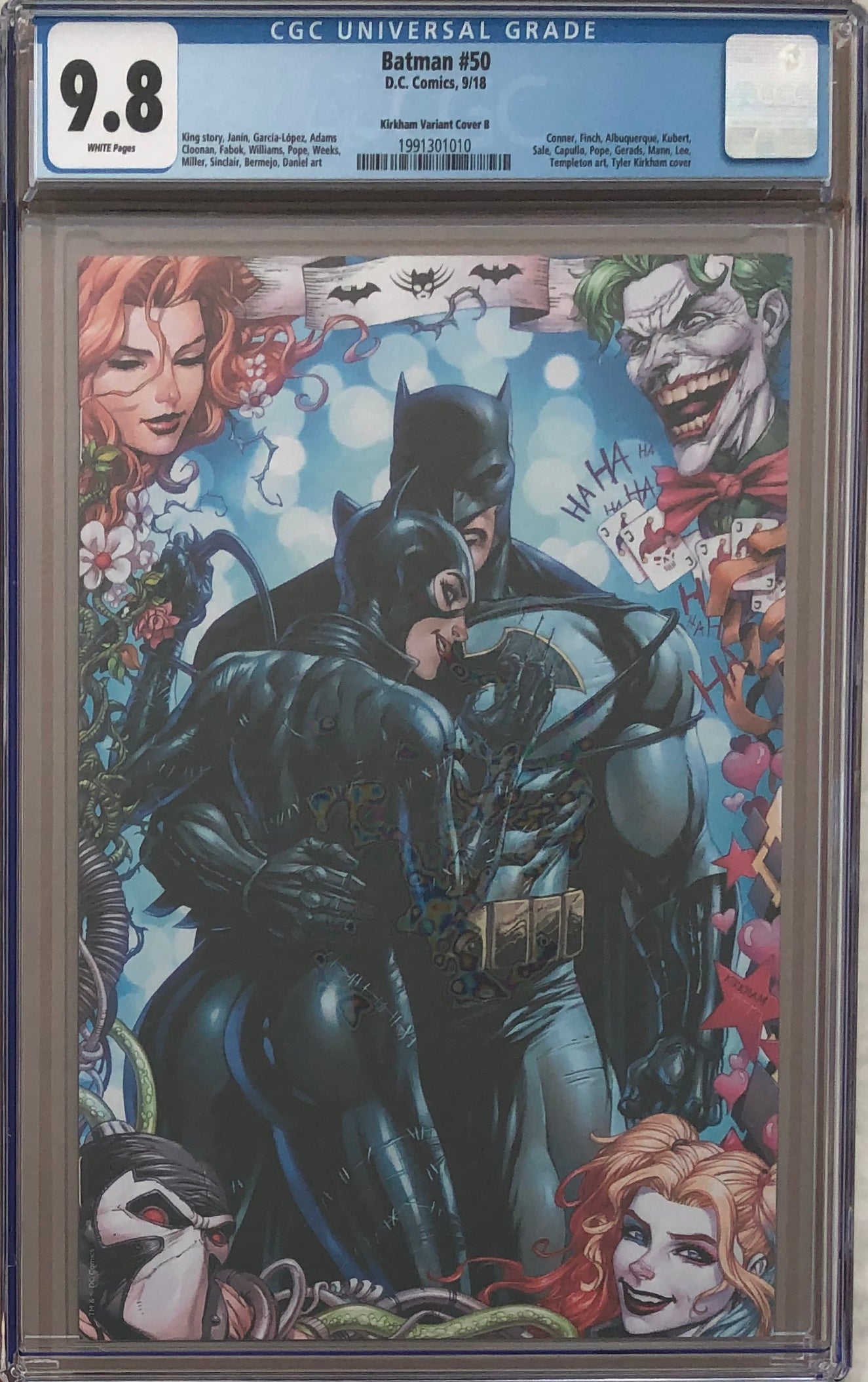 Batman #50 Tyler Kirkham Virgin Variant Cover B CGC 9.8