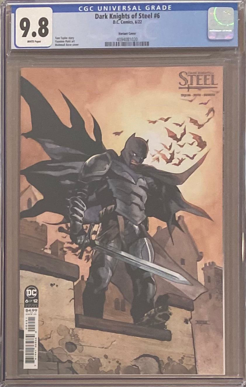 Dark Knights of Steel #6 Asrar 1:25 Retailer Incentive Variant CGC 9.8