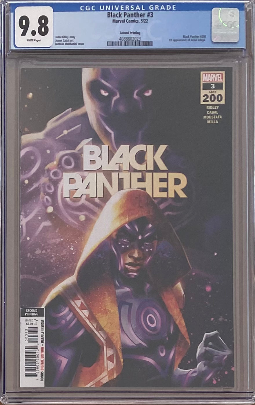 Black Panther #3 Second Printing CGC 9.8