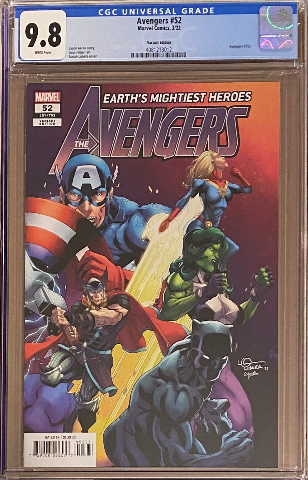 Avengers #52 Variant CGC 9.8