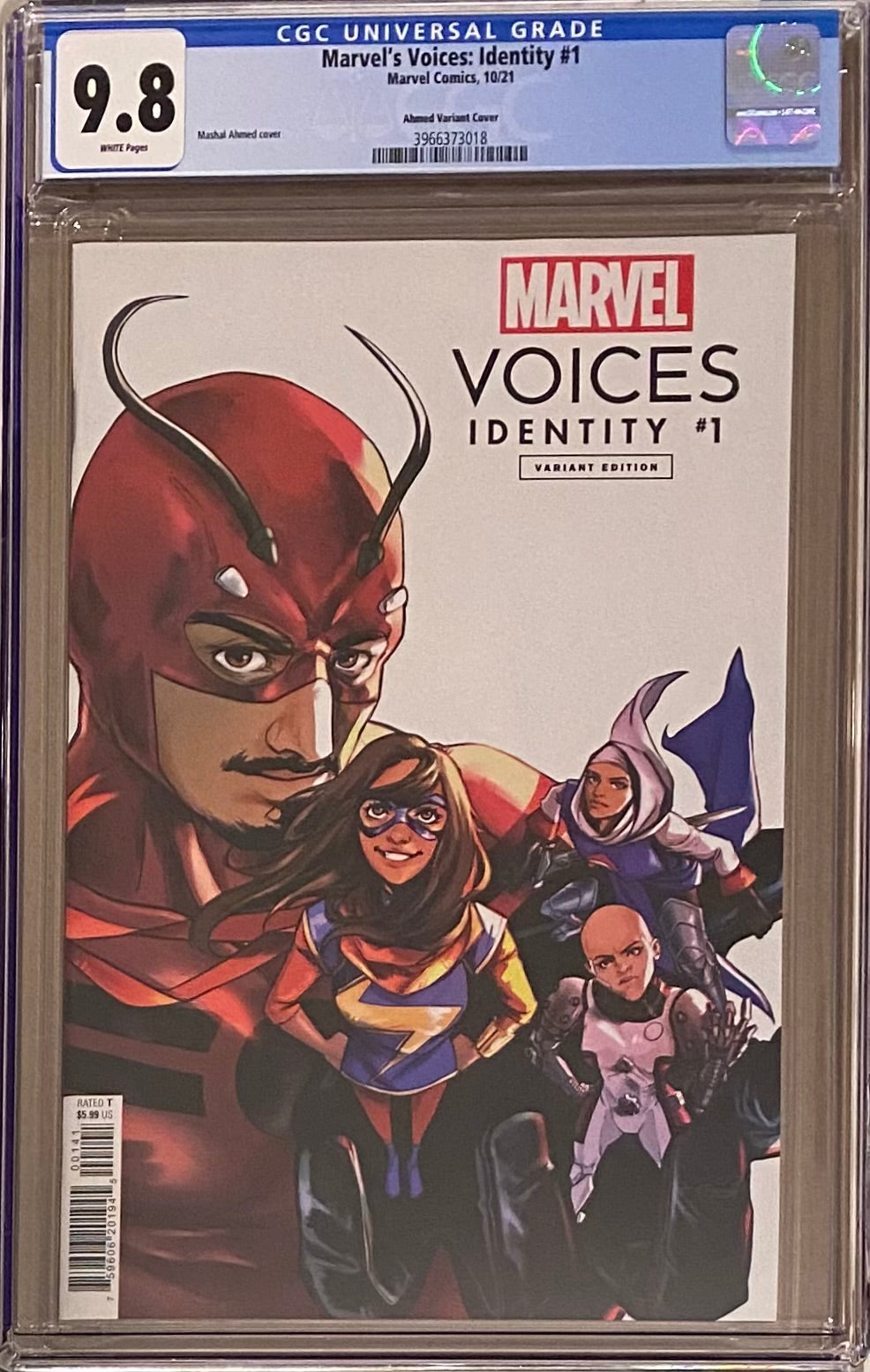 Marvel Voices: Identity #1 Ahmed Variant CGC 9.8