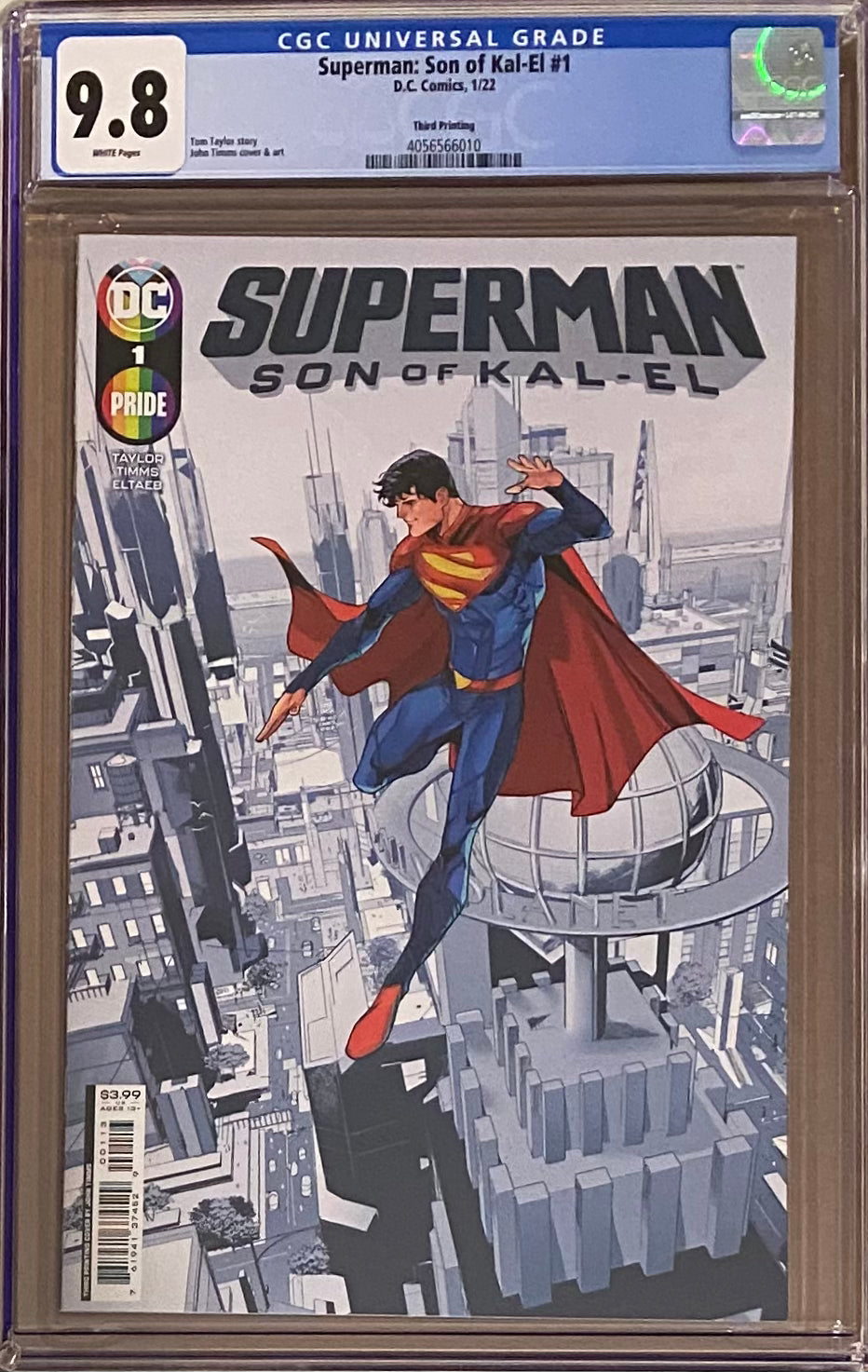 Superman: Son of Kal-El #1 Third Printing CGC 9.8