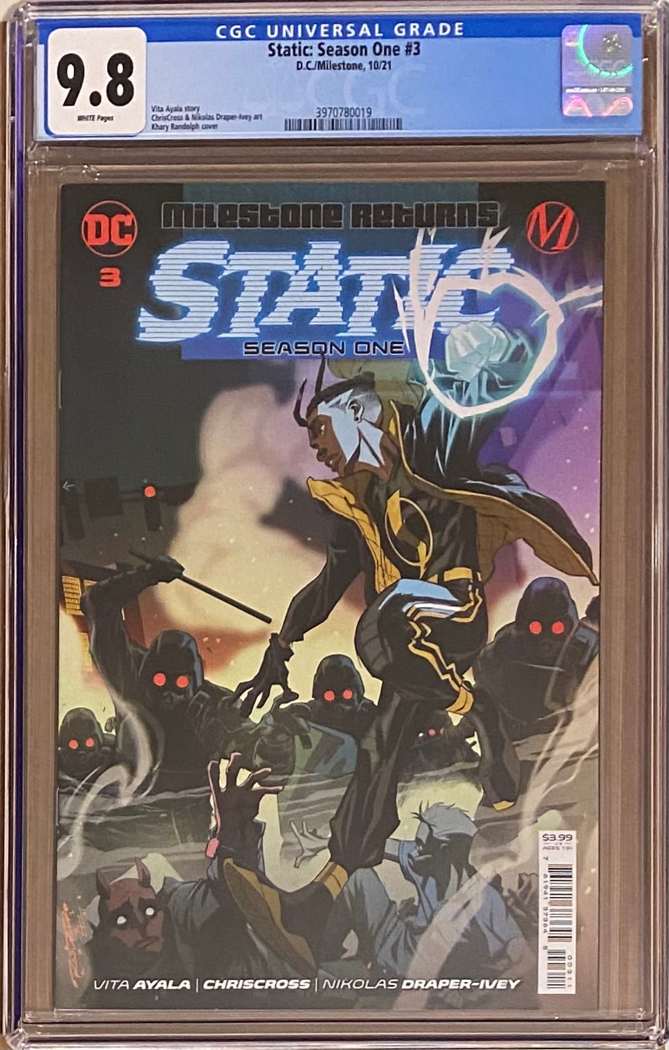 Static: Season One #3 CGC 9.8