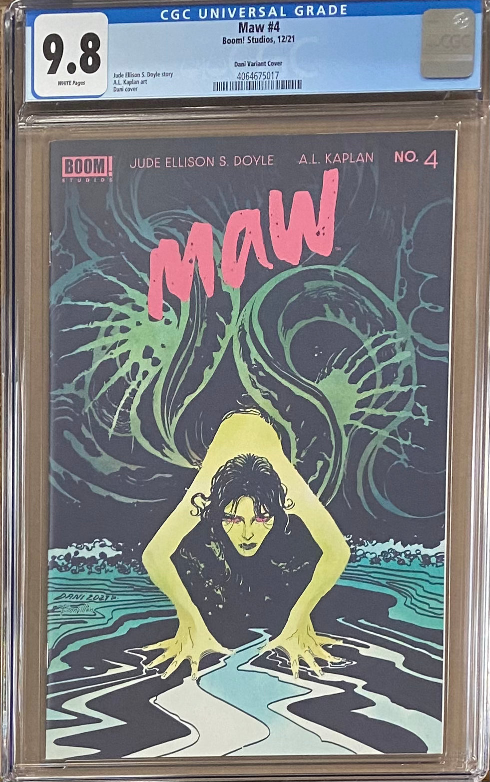 Maw #4 Dani 1:10 Retailer Incentive Variant CGC 9.8