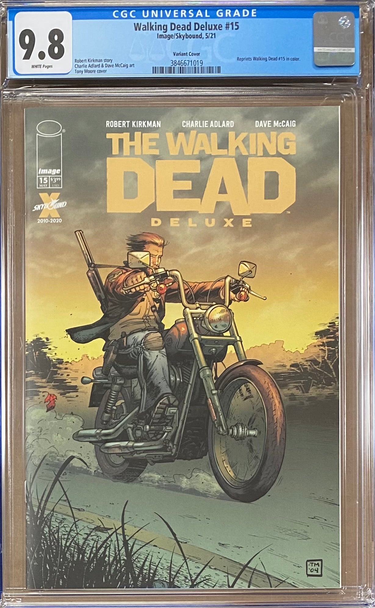 Walking Dead Deluxe #15 Variant CGC 9.8