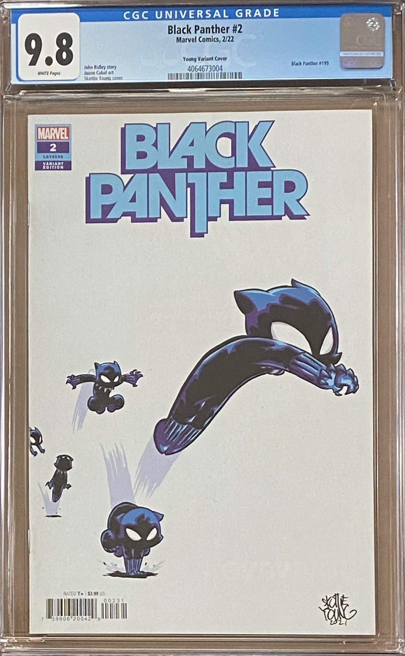 Black Panther #2 Young Variant CGC 9.8