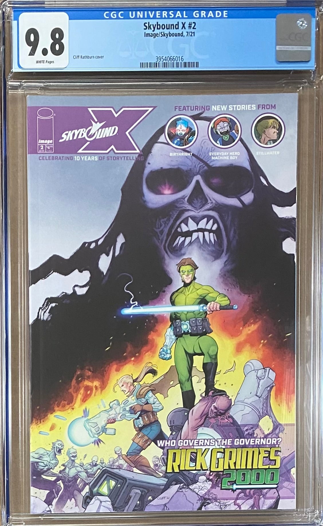 Skybound X #2 CGC 9.8