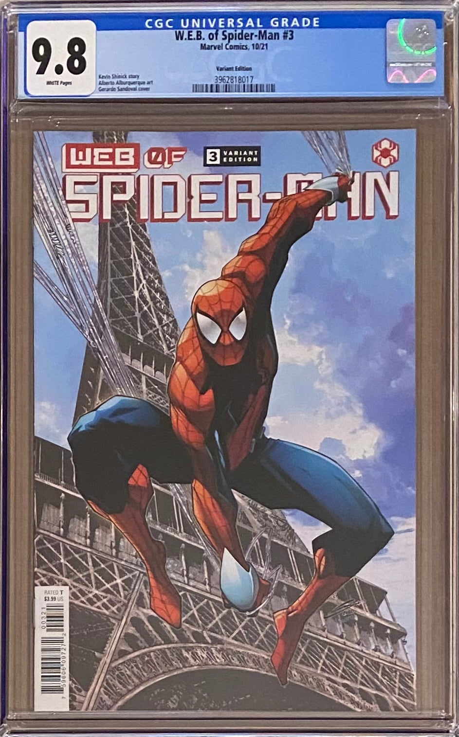 Web of Spider-Man #3 Variant CGC 9.8