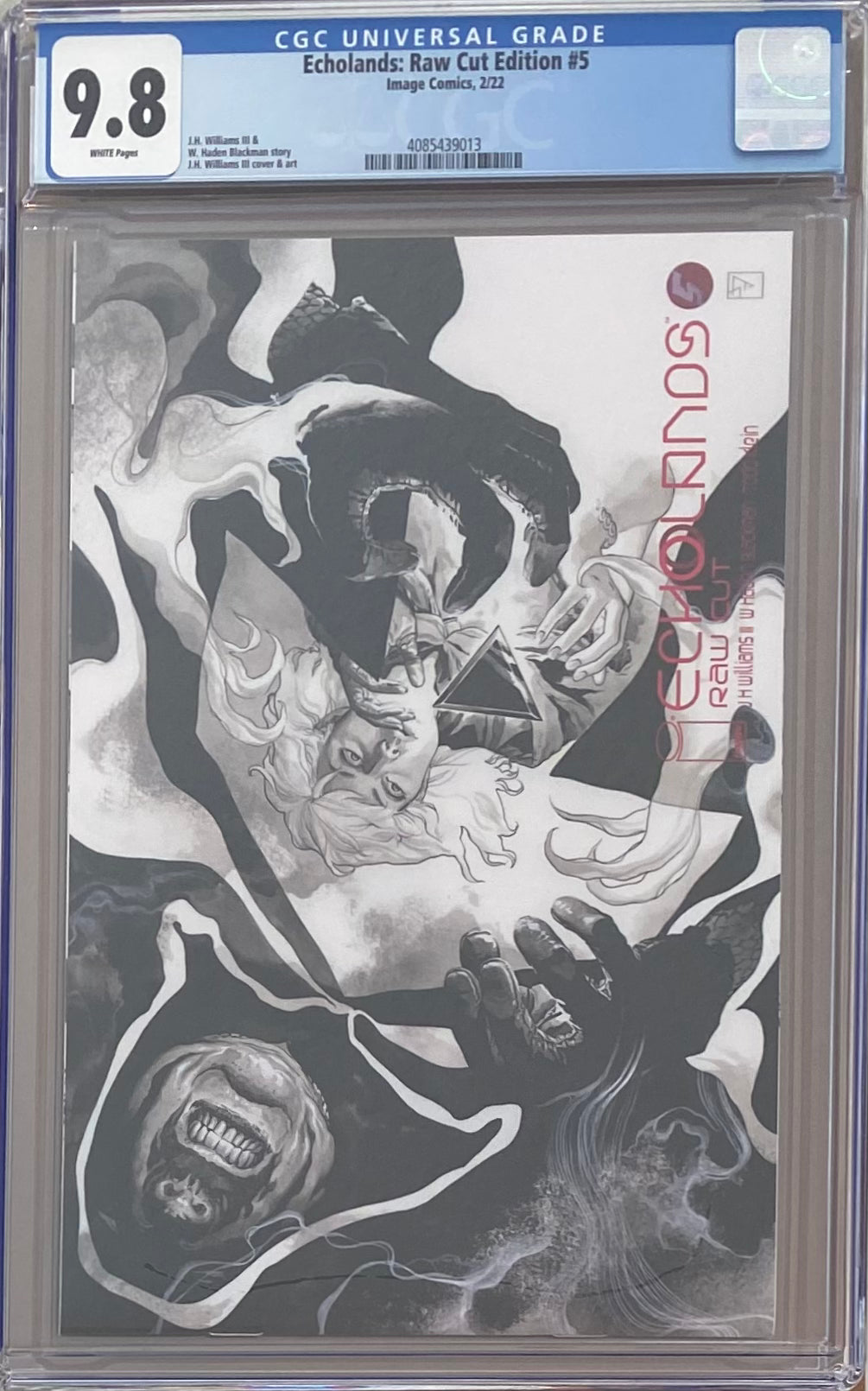 Echolands #5 Raw Cut Edition CGC 9.8