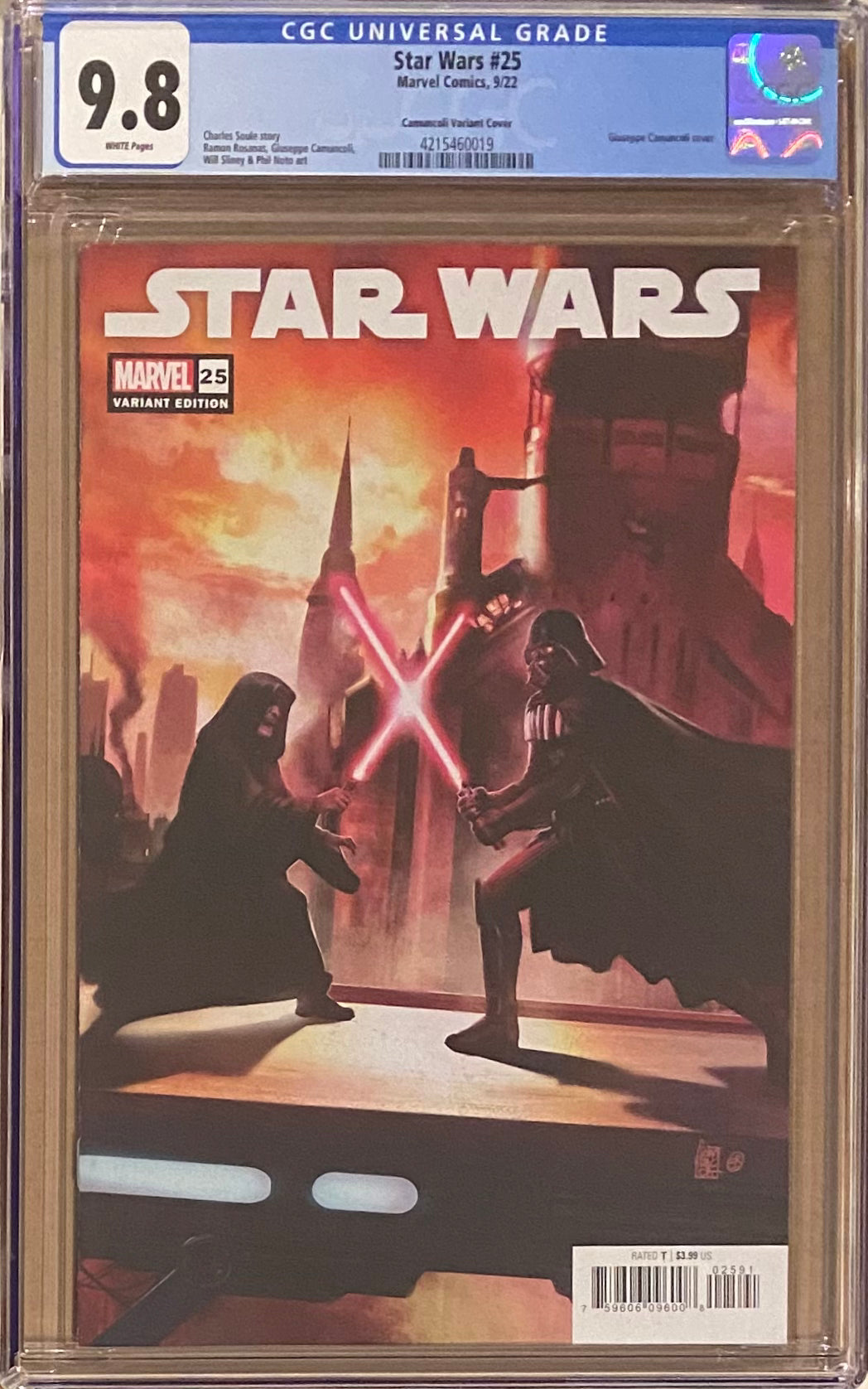 Star Wars #25 Camuncoli Variant CGC 9.8