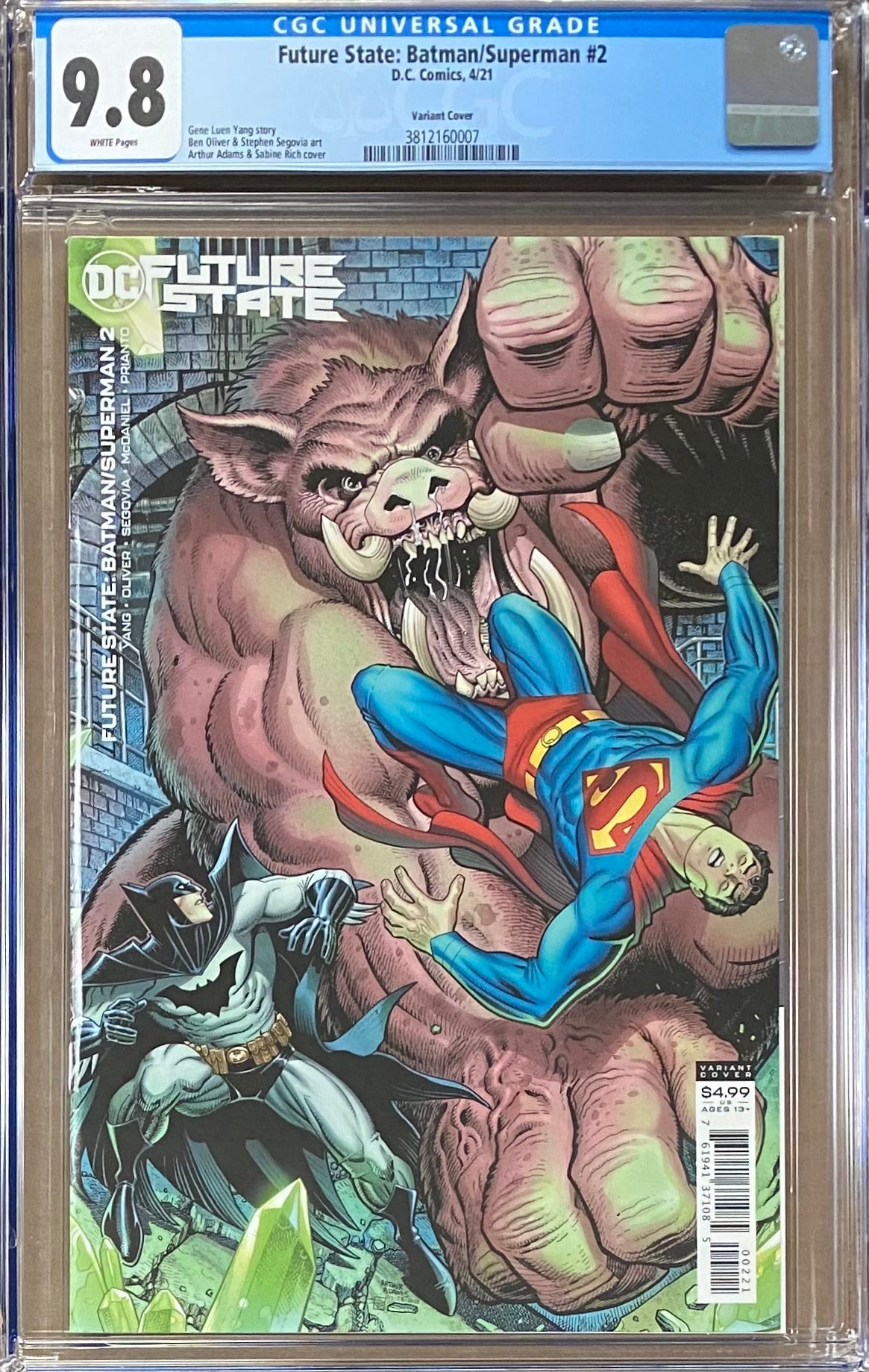 Future State: Batman/Superman #2 Variant CGC 9.8