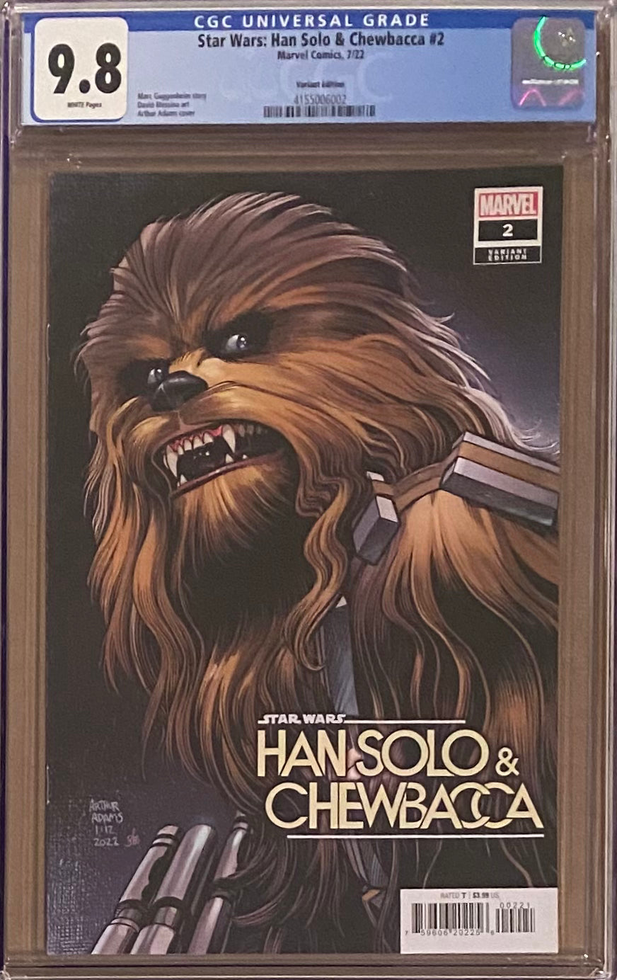 Star Wars: Han Solo & Chewbacca #2 Variant CGC 9.8