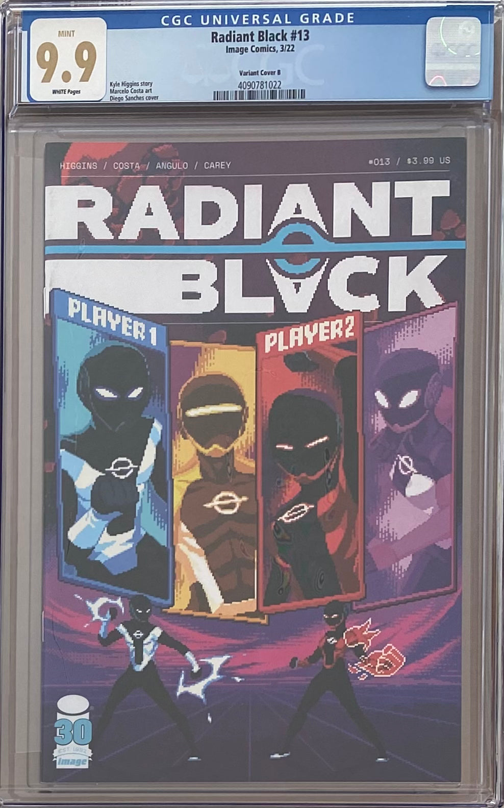 Radiant Black #13 Variant CGC 9.9 MINT