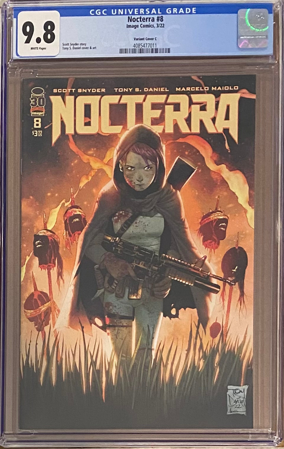 Nocterra #8 Daniel Variant CGC 9.8