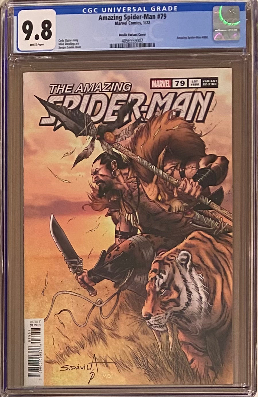 Amazing Spider-Man #79 Davilla 1:25 Retailer Incentive Variant CGC 9.8