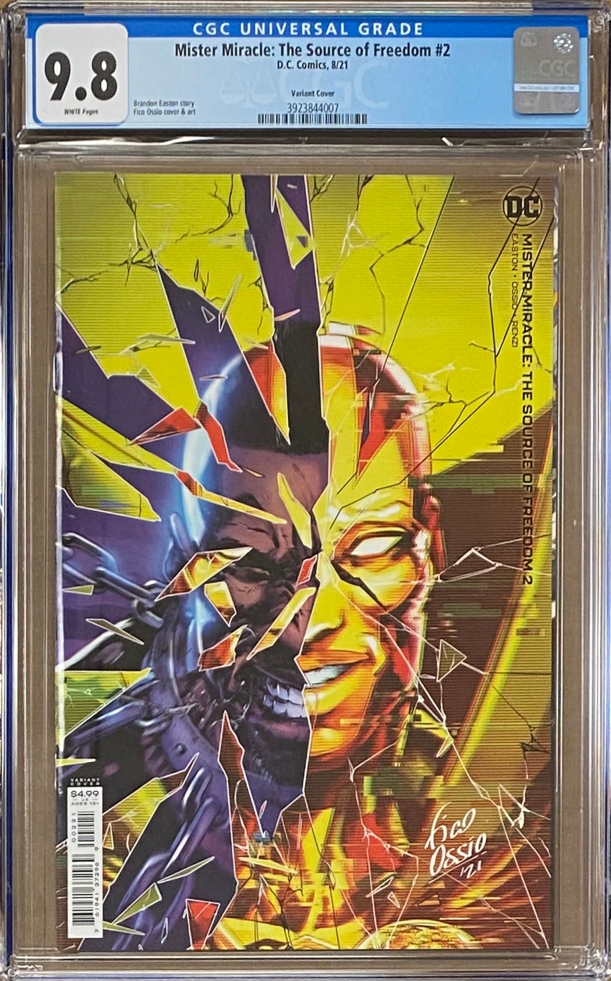 Mister Miracle: The Source of Freedom #2 Variant CGC 9.8