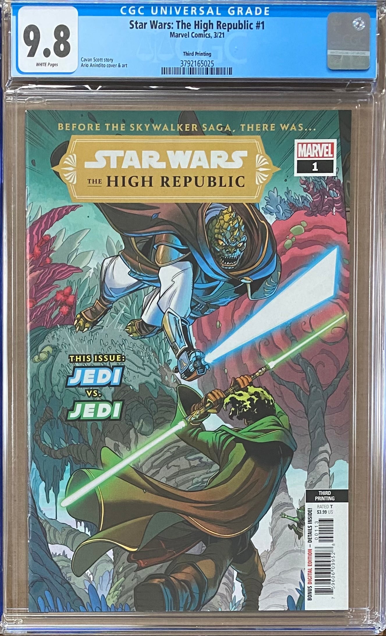 Star Wars: The High Republic #1 Third Printing CGC 9.8