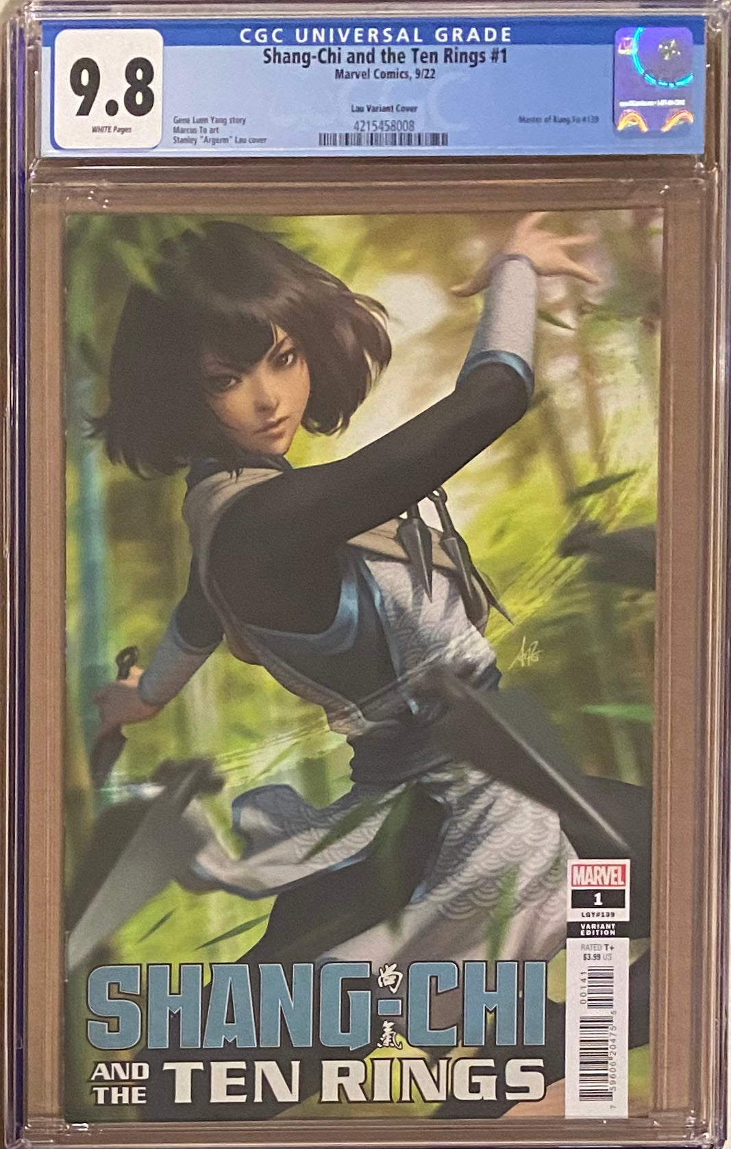 Shang-Chi and the Ten Rings #1 Artgerm Variant CGC 9.8