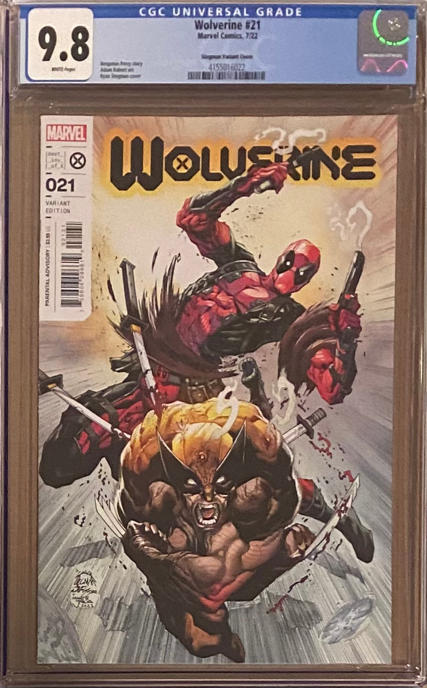 Wolverine 21 Stegman Variant Cgc 9 8