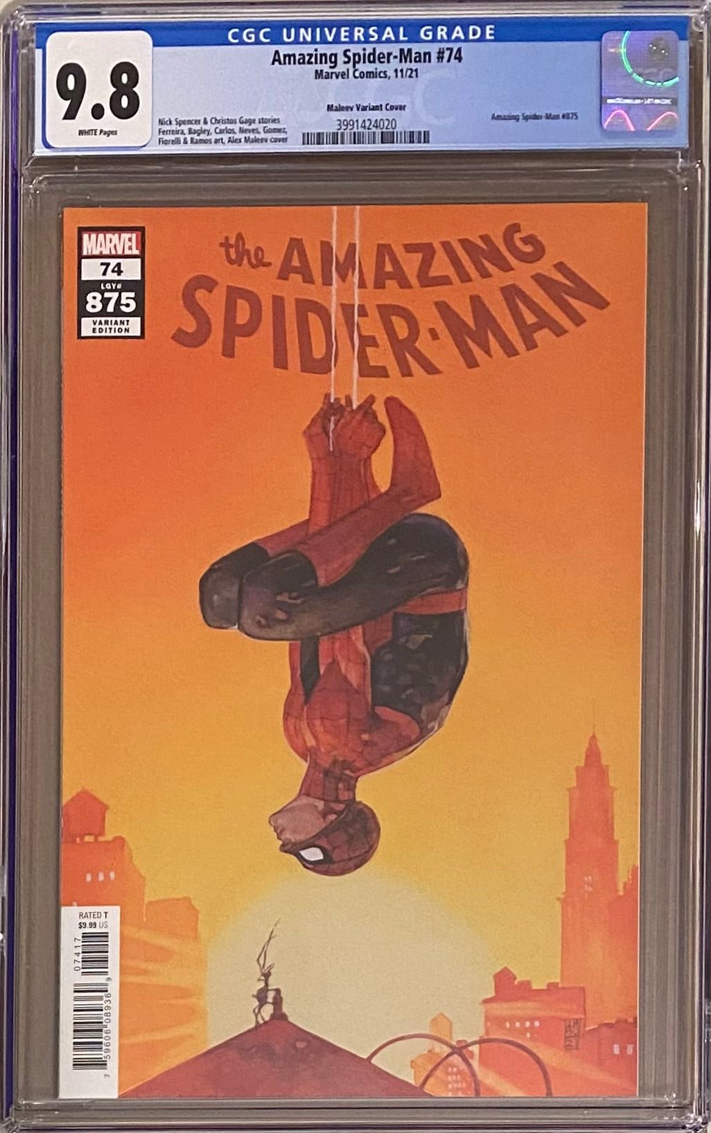 Amazing Spider-Man #74 (#875) Maleev Variant CGC 9.8