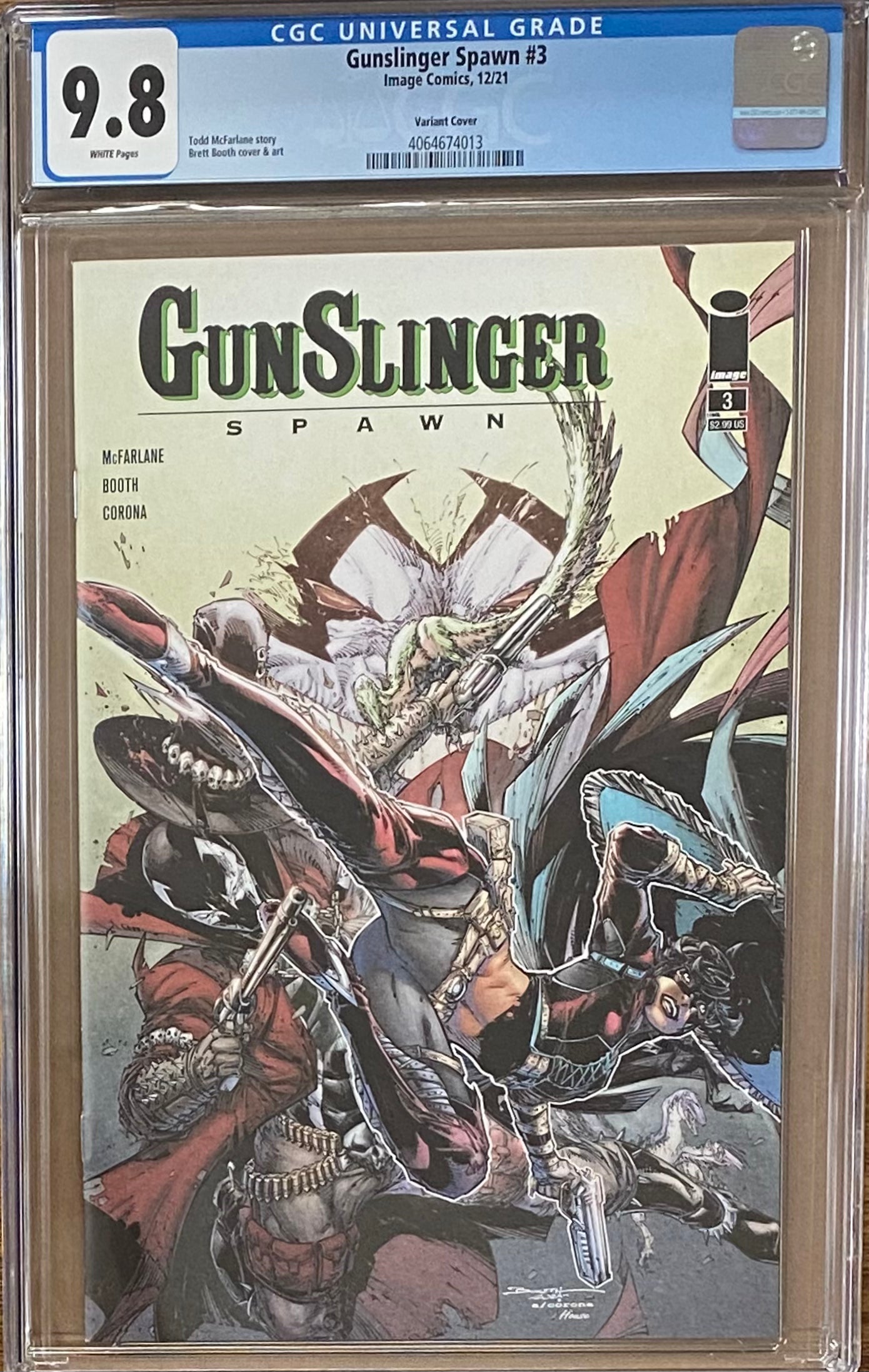 Gunslinger Spawn #3 Variant CGC 9.8