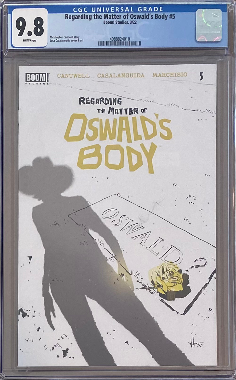 Regarding the Matter of Oswald's Body #5 CGC 9.8