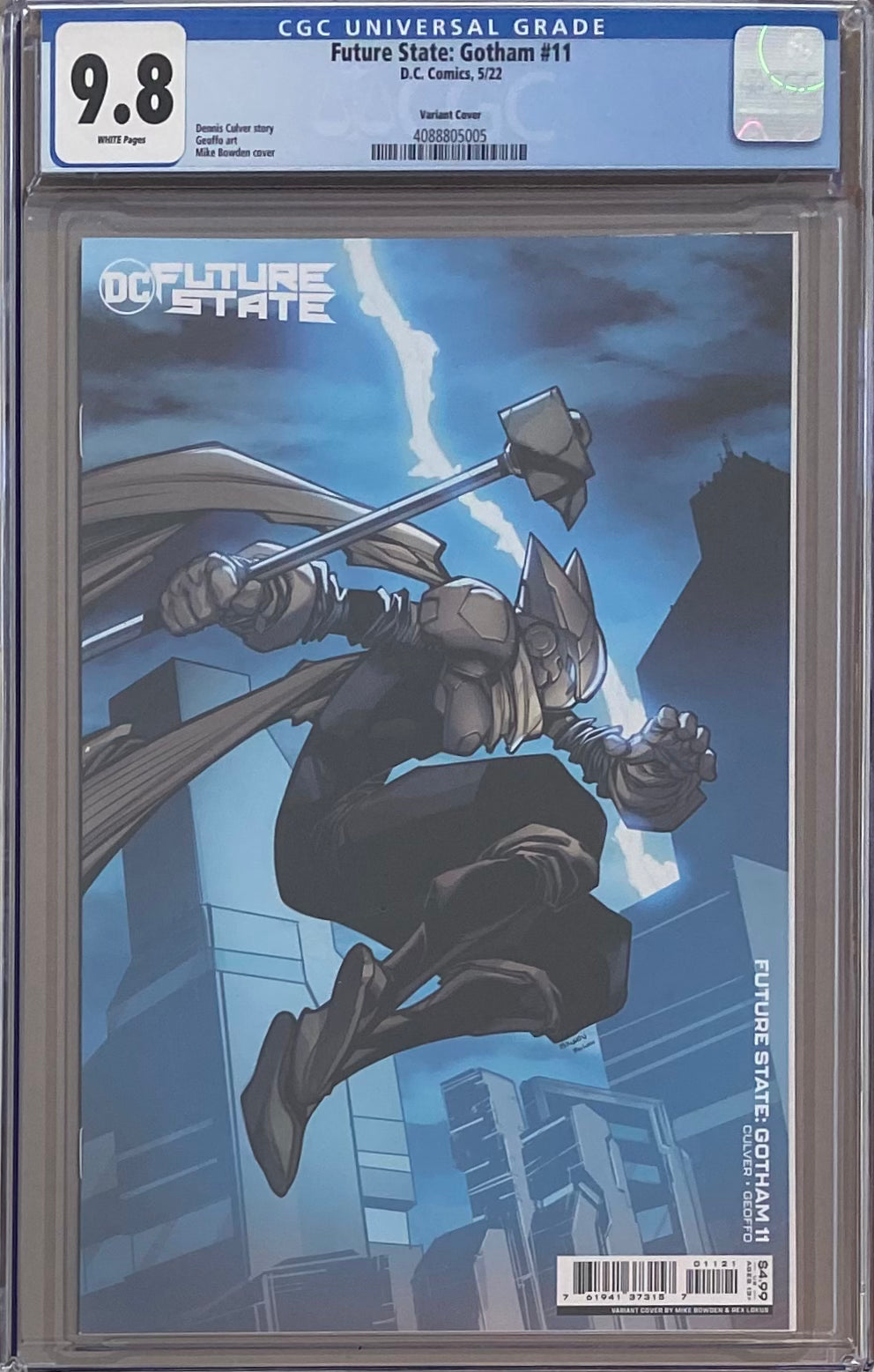Future State: Gotham #11 Variant CGC 9.8