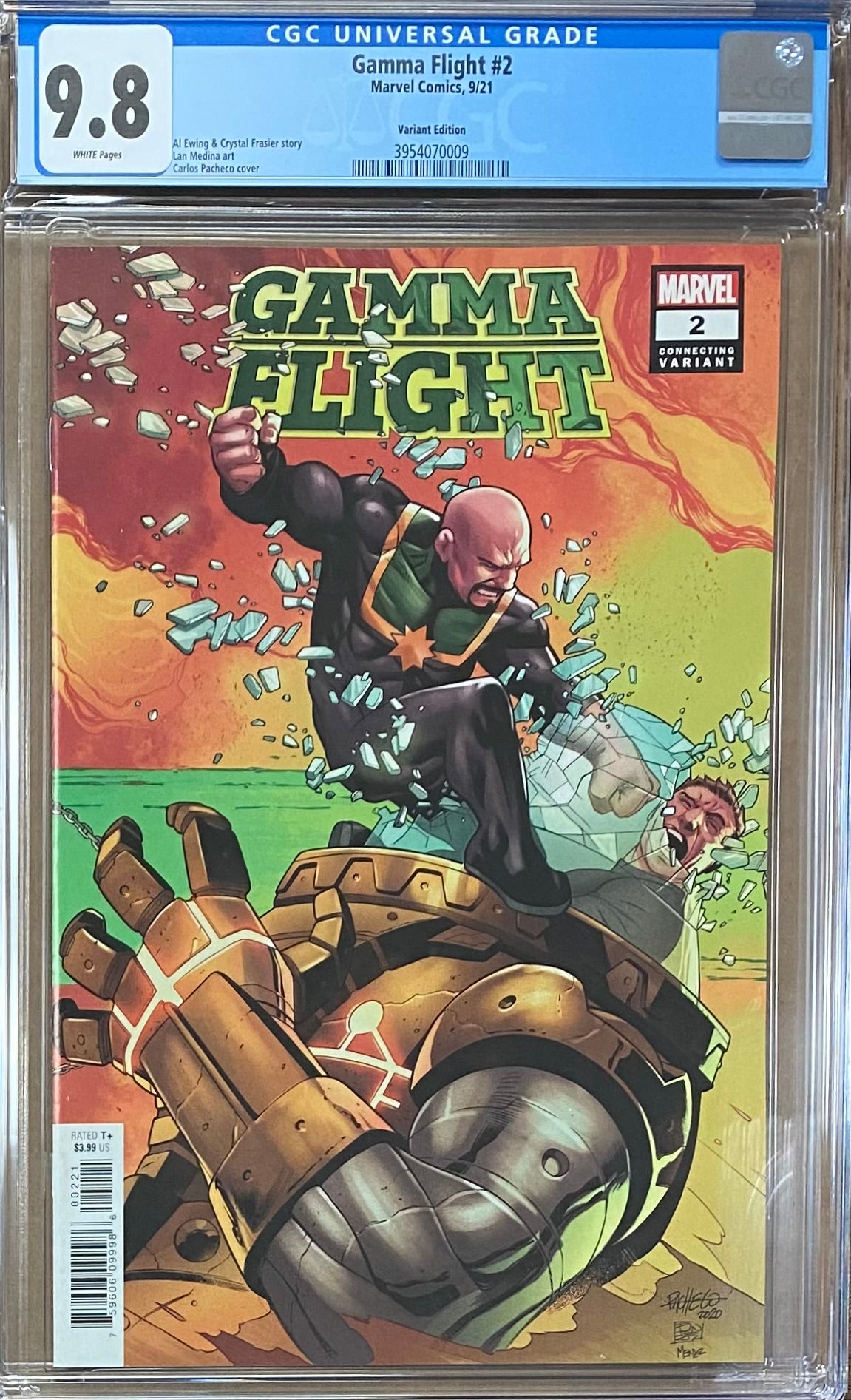 Gamma Flight #2 Pacheco Connecting Cover Variant CGC 9.8