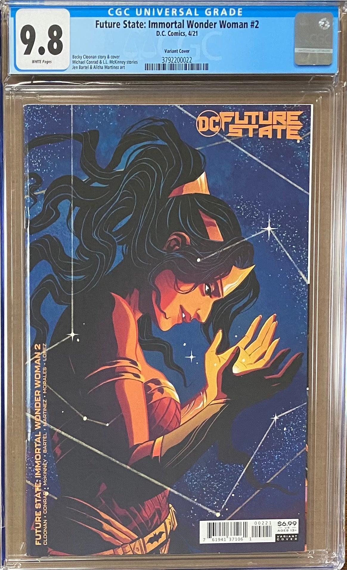 Future State: Immortal Wonder Woman #2 Variant CGC 9.8