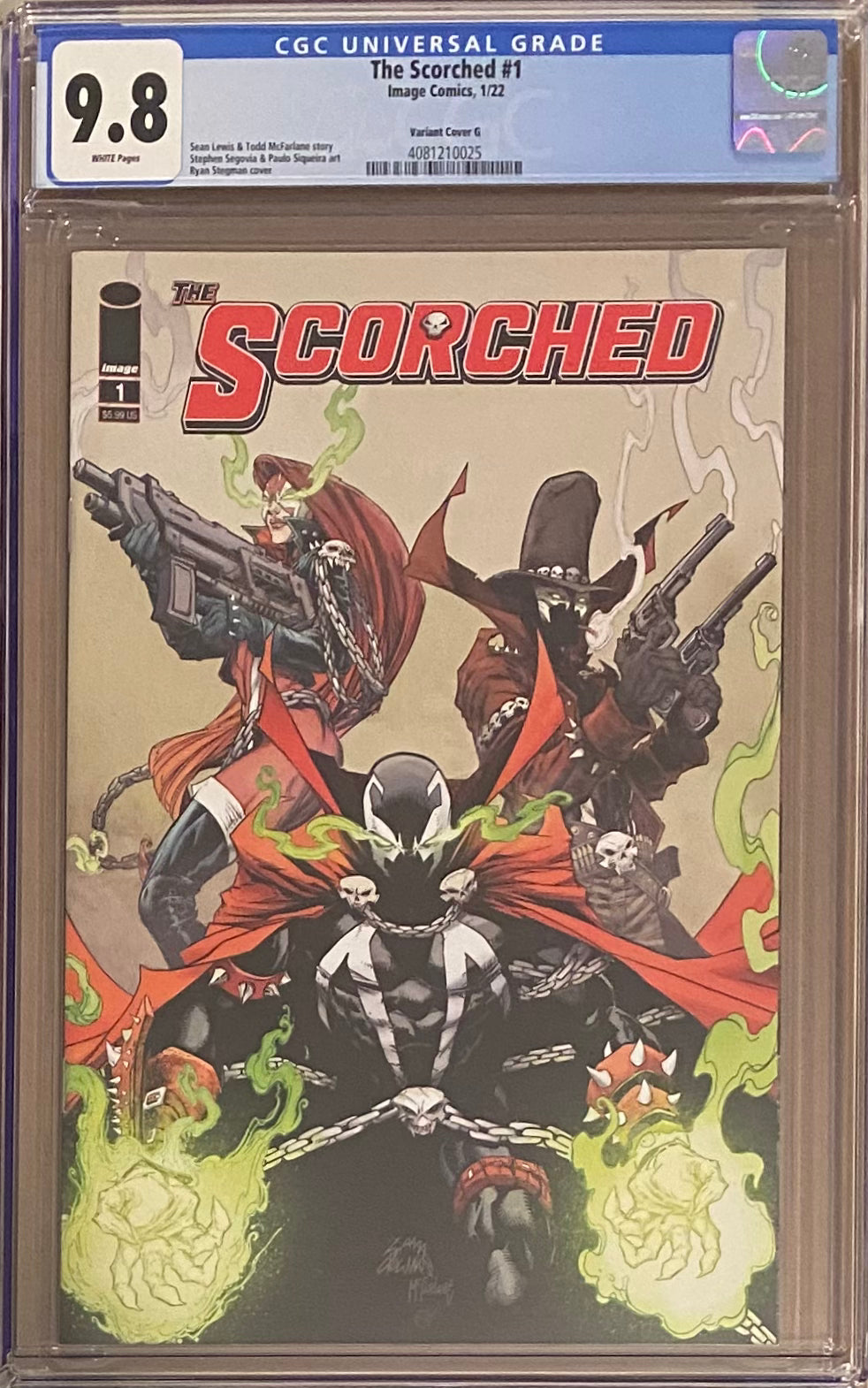 The Scorched #1 Cover G - Stegman CGC 9.8