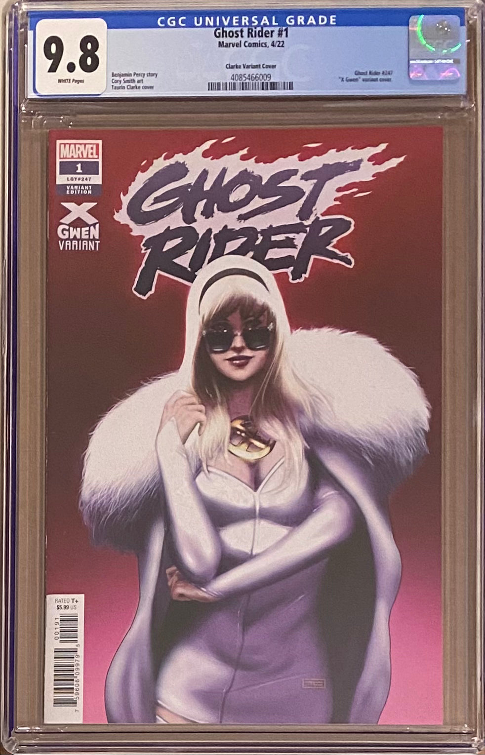 Ghost Rider #1 Clarke X-Gwen Variant CGC 9.8