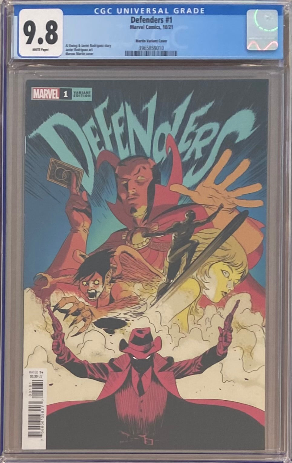 Defenders #1 Martin #1 1:25 Retailer Incentive Variant CGC 9.8