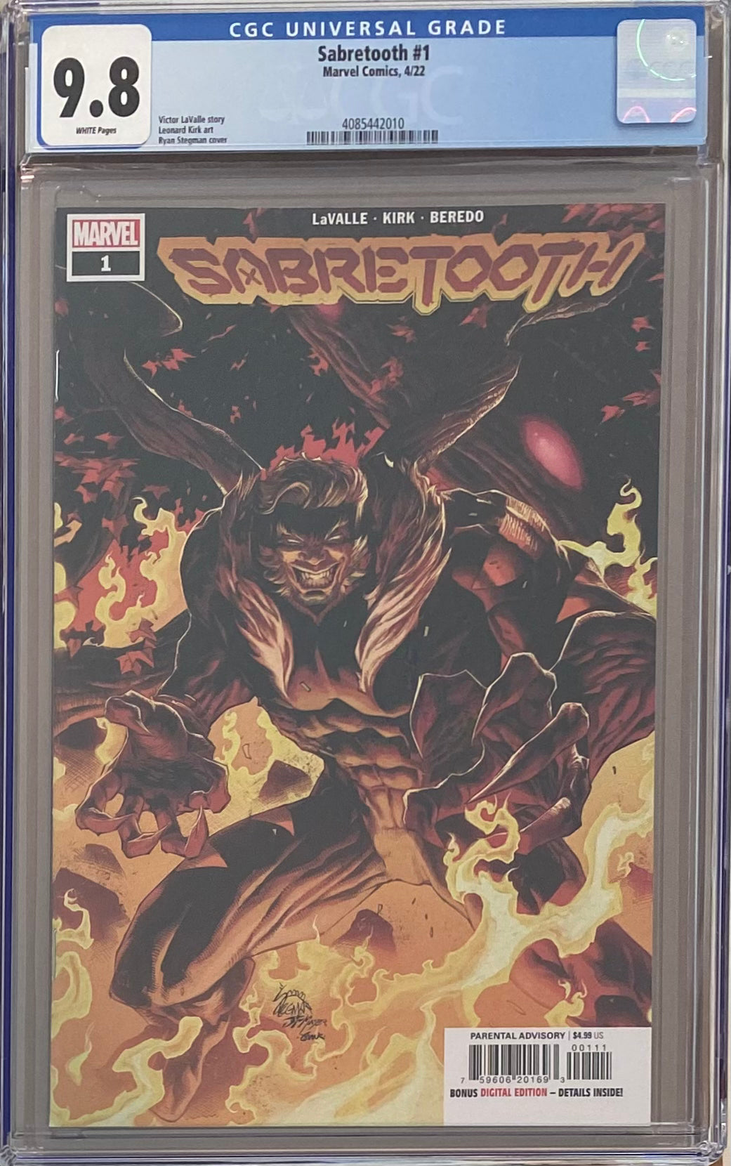 Sabretooth #1 CGC 9.8