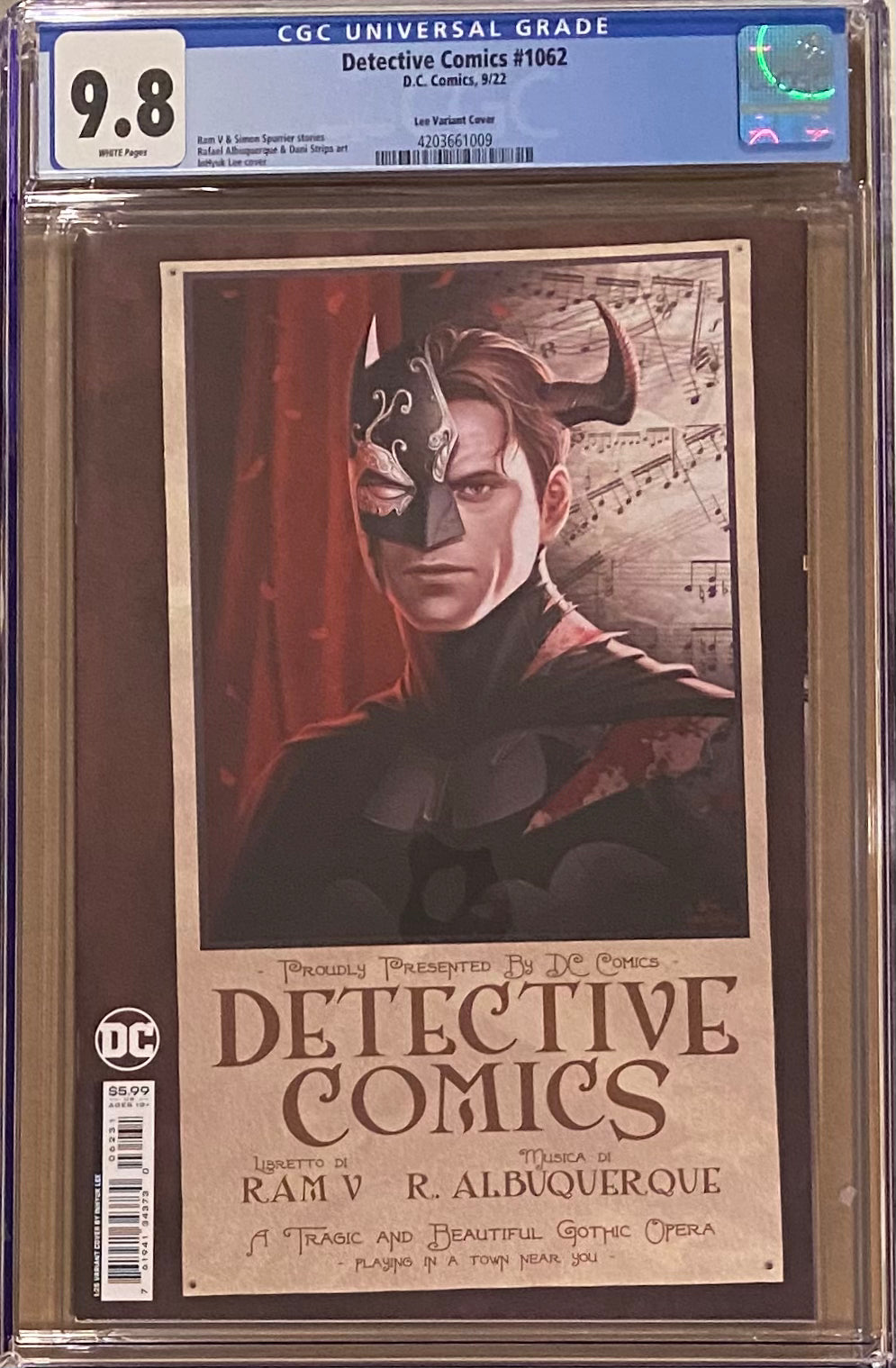 Detective Comics #1062 InHyuk Lee 1:25 Retailer Incentive Variant CGC 9.8