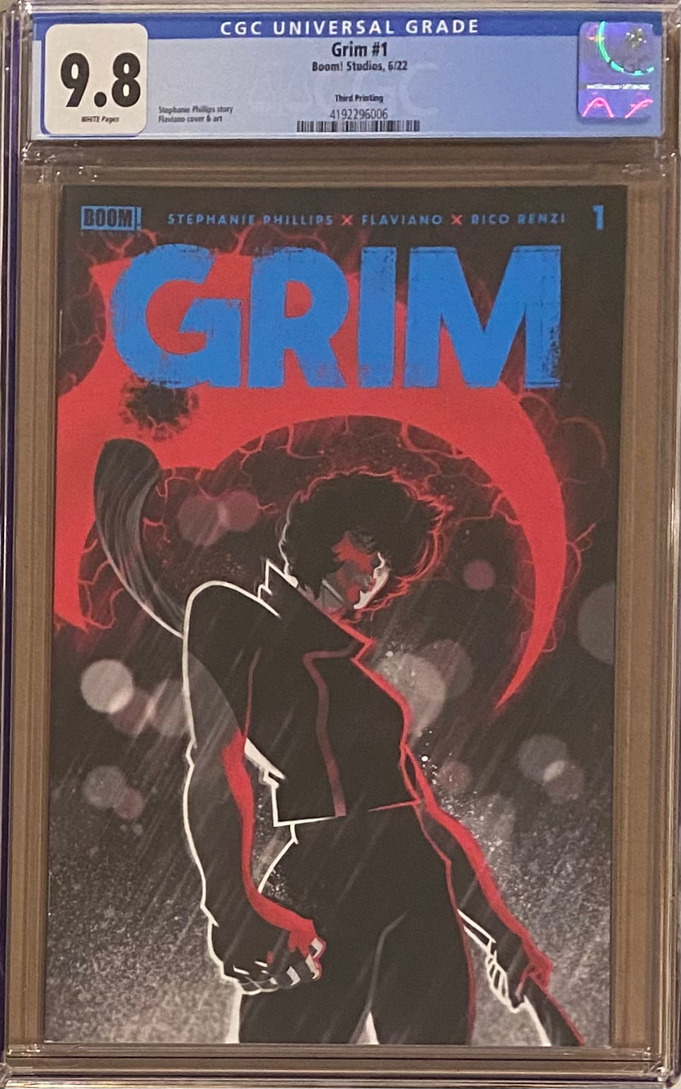 Grim #1 Third Printing CGC 9.8