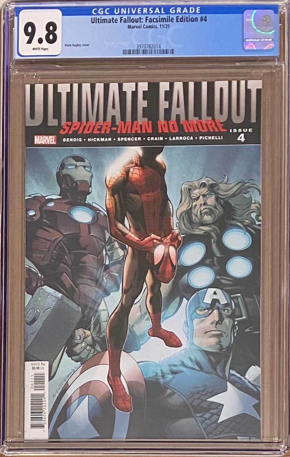 Ultimate Comics Fallout #4 Facsimile Edition CGC 9.8