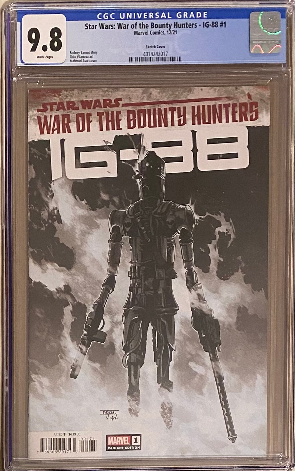 Star Wars: War of the Bounty Hunters - IG-88 #1 Carbonite Variant CGC 9.8