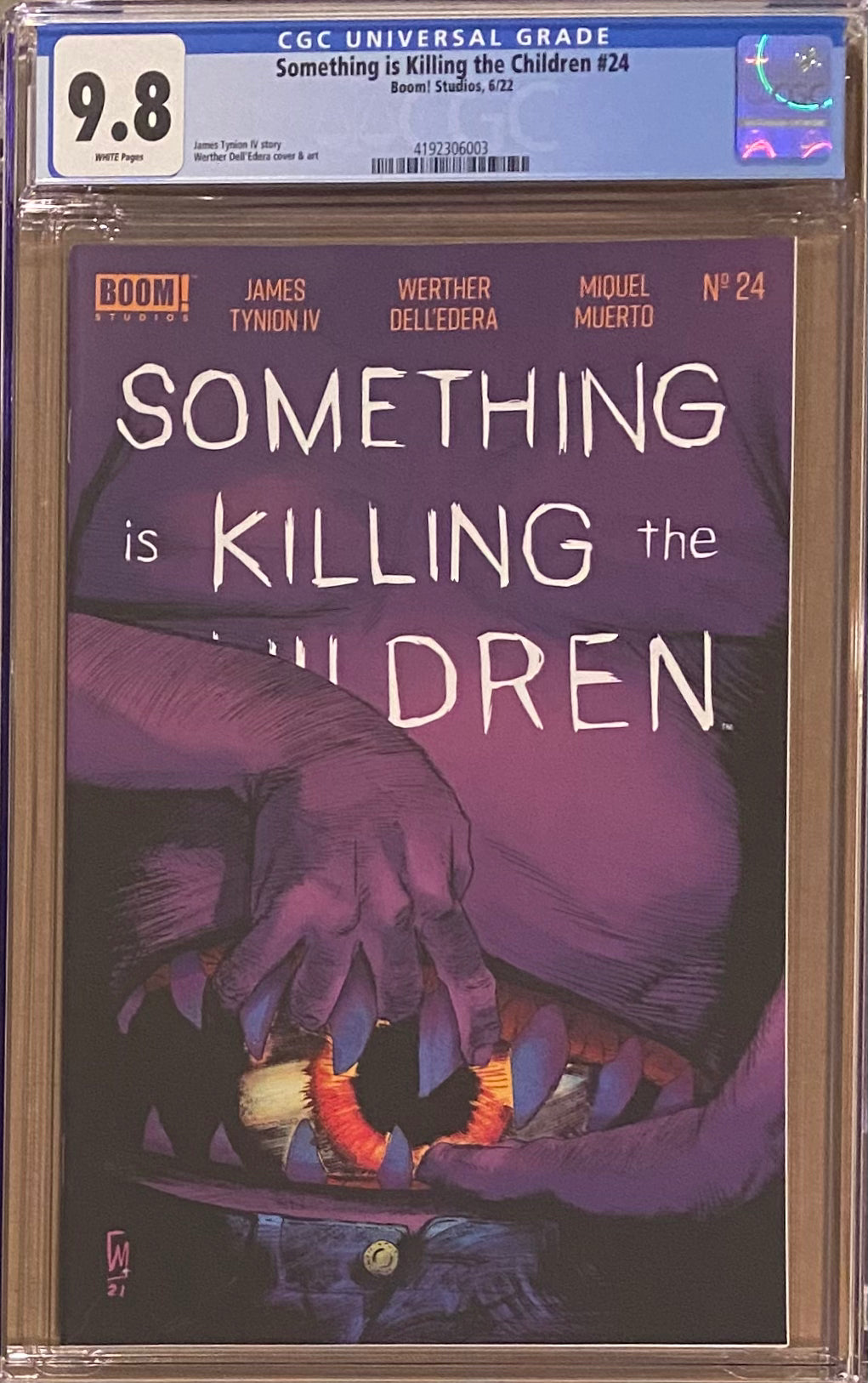 Something is Killing the Children #24 CGC 9.8