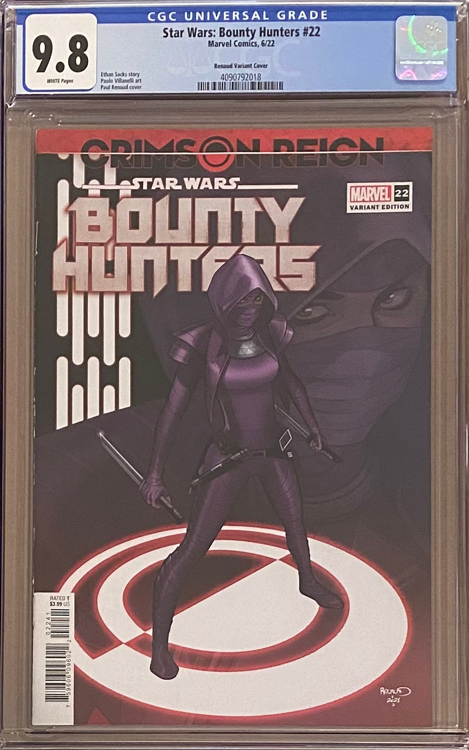 Star Wars: Bounty Hunters #22 Renaud Variant CGC 9.8