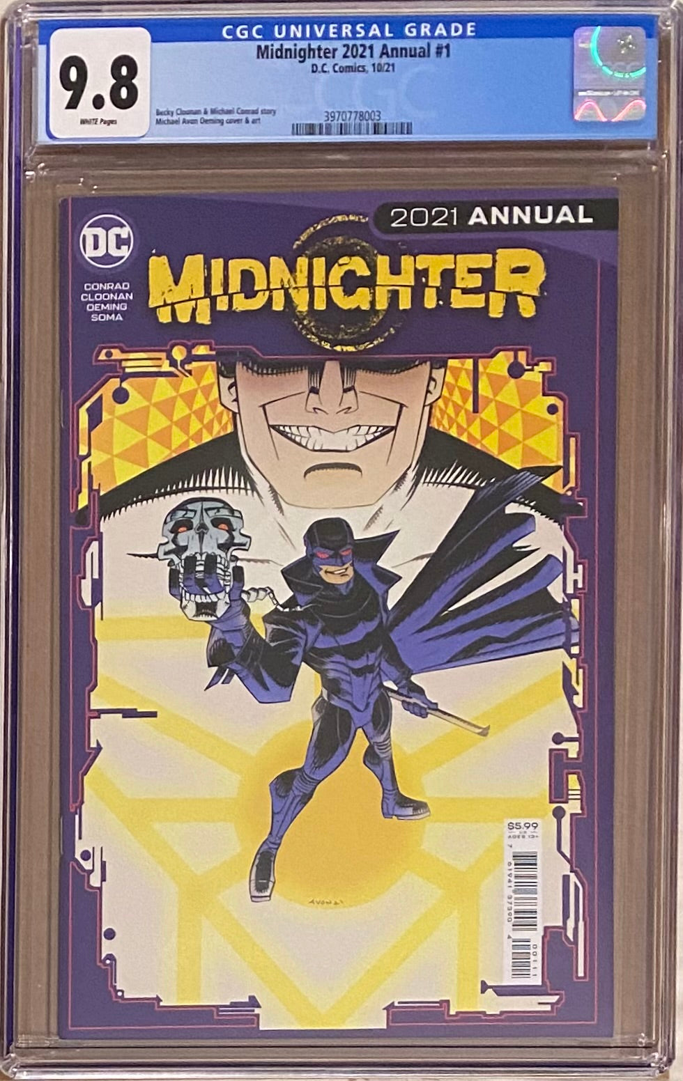 Midnighter 2021 Annual #1 CGC 9.8