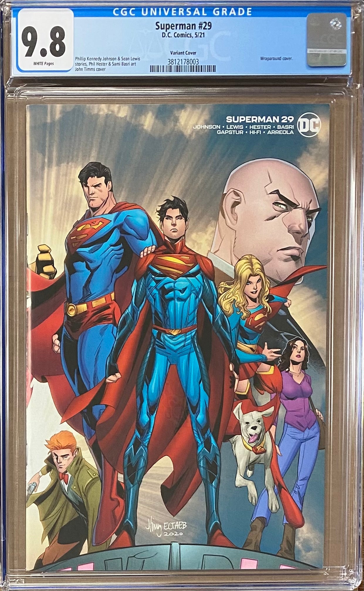 Superman #29 Wraparound Variant CGC 9.8