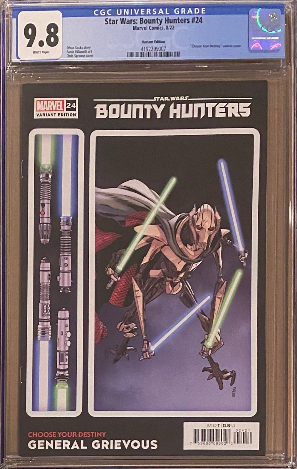 Star Wars: Bounty Hunters #24 Sprouse Variant CGC 9.8