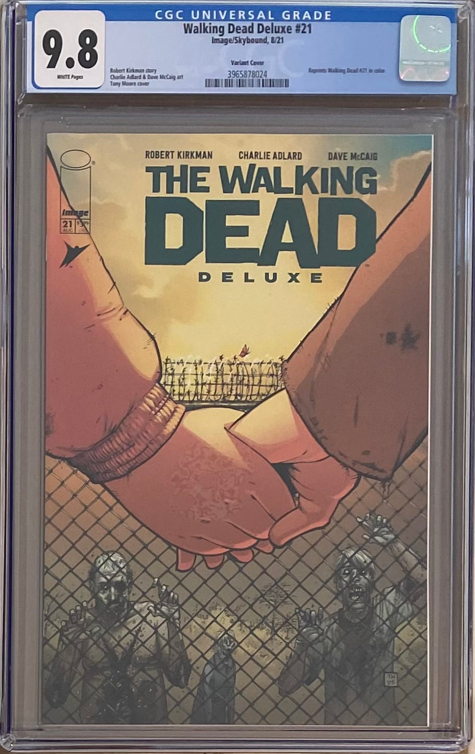 Walking Dead Deluxe #21 Variant CGC 9.8